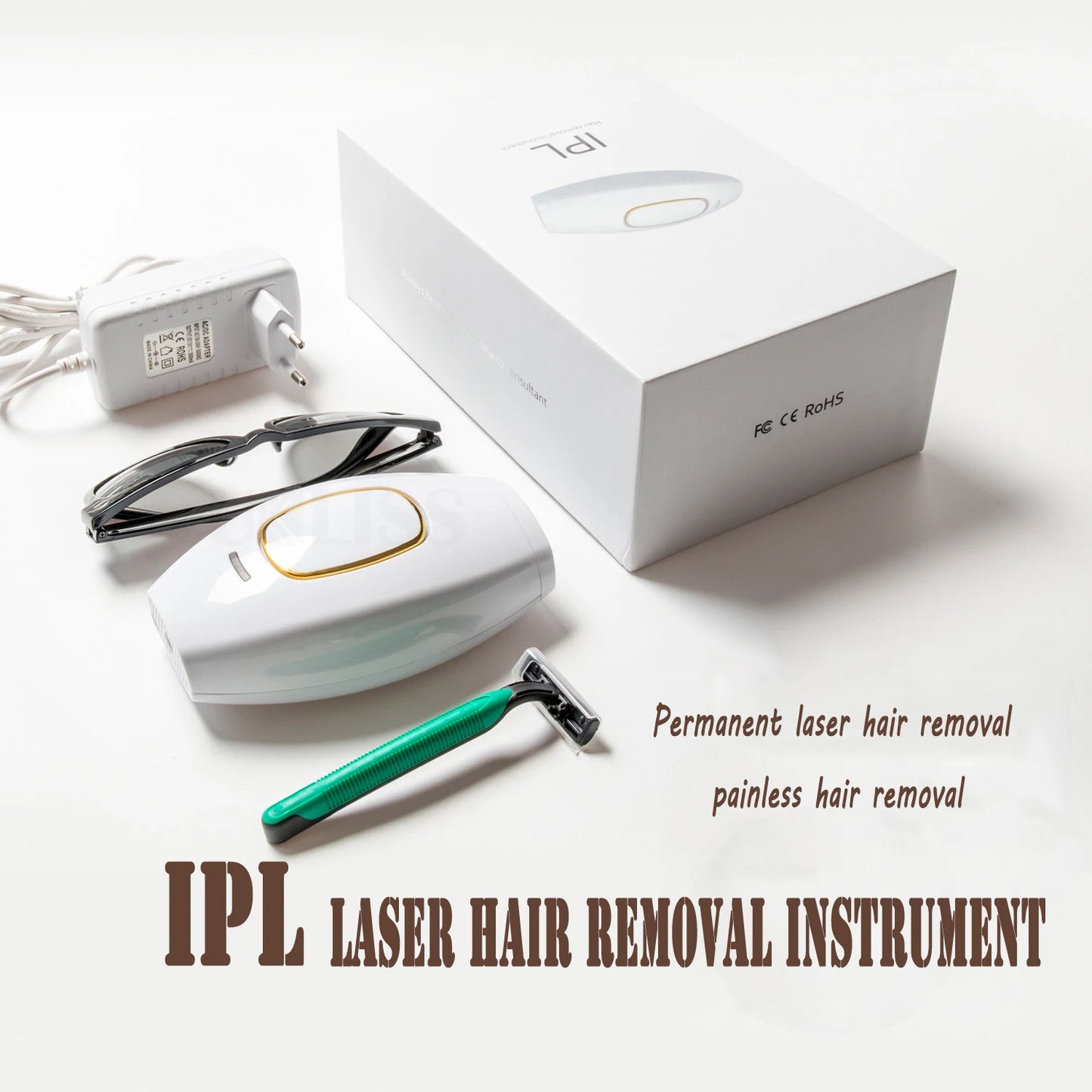 LuxeSkin IPL Pro — Depiladora de Luz Pulsada e Indolora en Casa