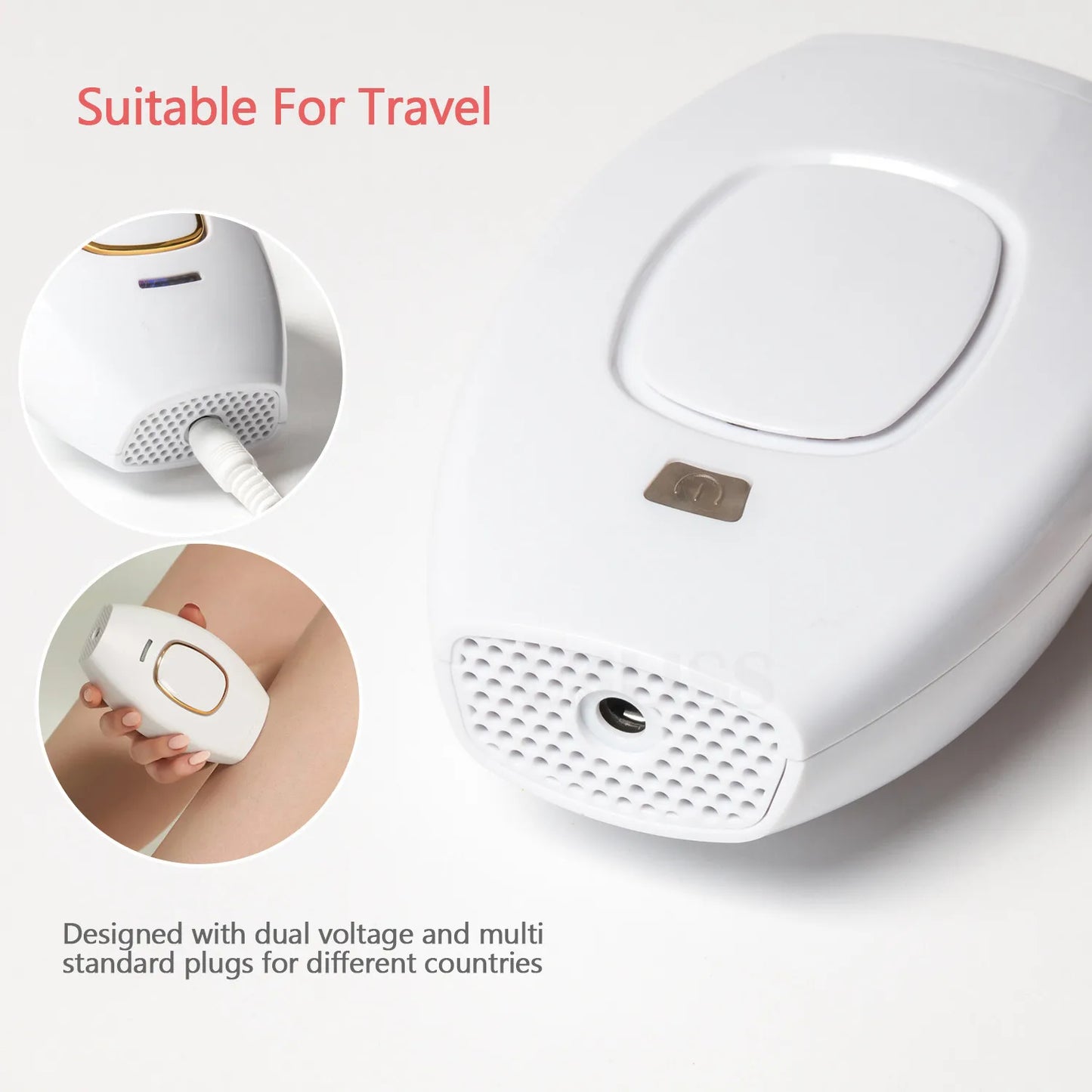 LuxeSkin IPL Pro — Depiladora de Luz Pulsada e Indolora en Casa